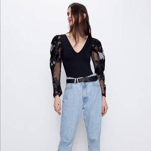 Zara Black Bodysuit